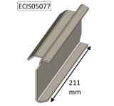 ECIS05077 Parkray RIGHT Side Plate  |  Aspect 5 Slimline  |  Aspect 8 Slimline